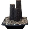 8" Chiseled Basalt Fountain Kits 3 8" Chiseled Basalt Fountain Kits