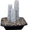 8" Chiseled Granite Fountain Kits 6 8" Chiseled Granite Fountain Kits