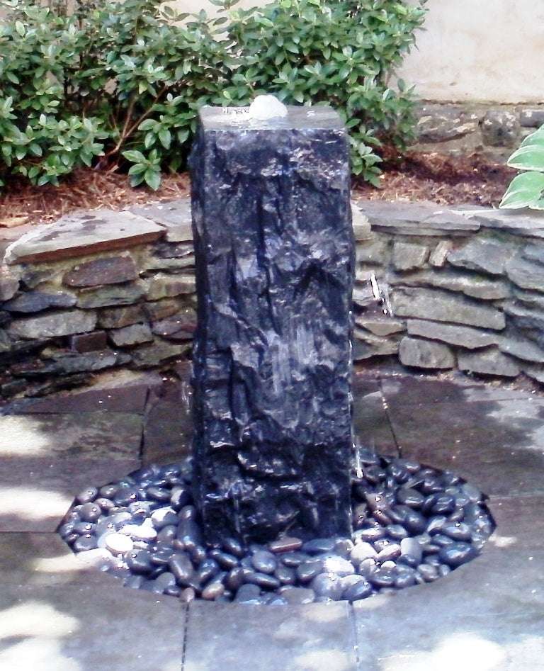 12" Chiseled Basalt Fountain Kits 2 12" Chiseled Basalt Fountain Kits