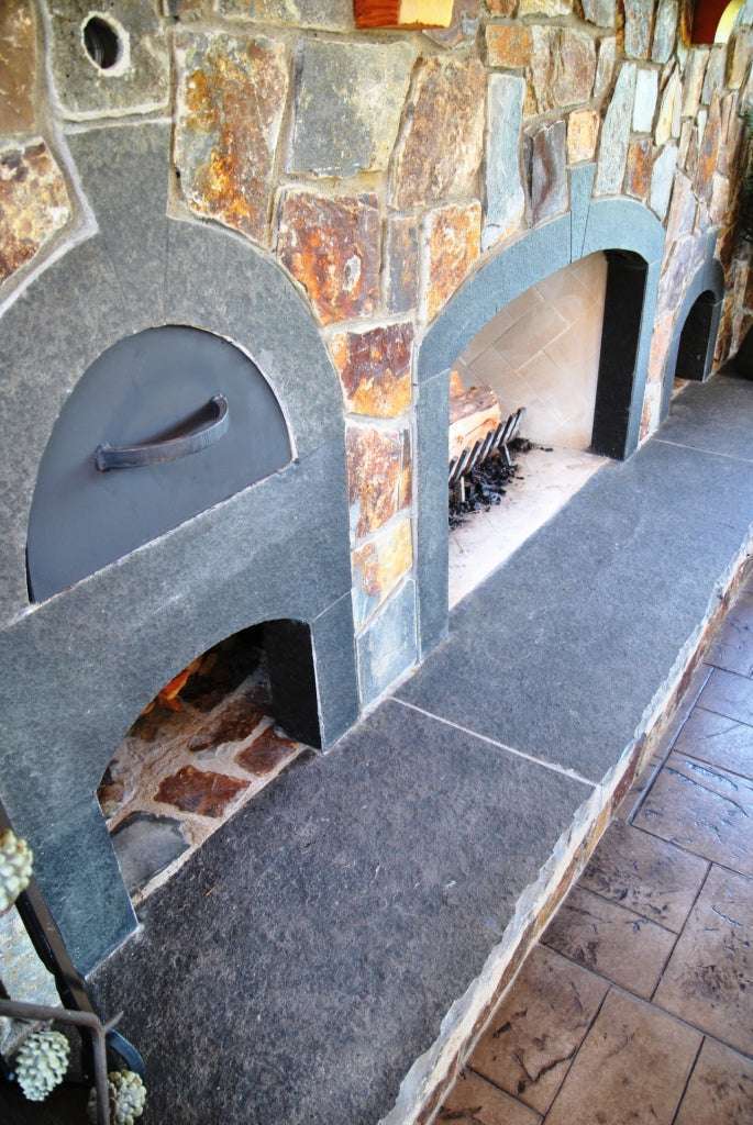 Basalt Slab, 26" x 72" x 2", Flamed 2 Basalt Slab, 26" x 72" x 2", Flamed