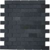 Subway 1x2" Basalt Mosaic Tile 2 Subway 1x2" Basalt Mosaic Tile