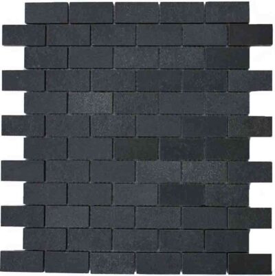 Subway 1x2"  Basalt Mosaic Tile