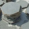 basalt paver 2 inch hexagon paver small