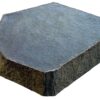 Basalt Hex Step, ~24" Diameter, 6" thick, Flamed Finish 5 basalt step 6 inch