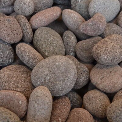 Red Lava Beach Pebble 2-4"