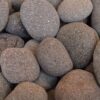 Red Lava Beach Pebble 4-6" 6 beach lava fire pebbles red 2 4