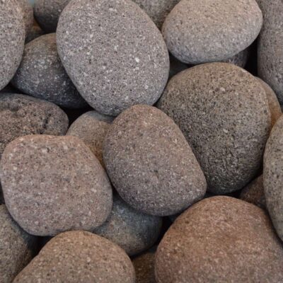 Red Lava Beach Pebble 4-6"