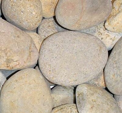 Mexican Beach Pebble, Buff, 3-5"