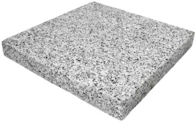 Granite Pavers, Salt & Pepper, 16" x 16" x 2" Thick, Flamed Finish