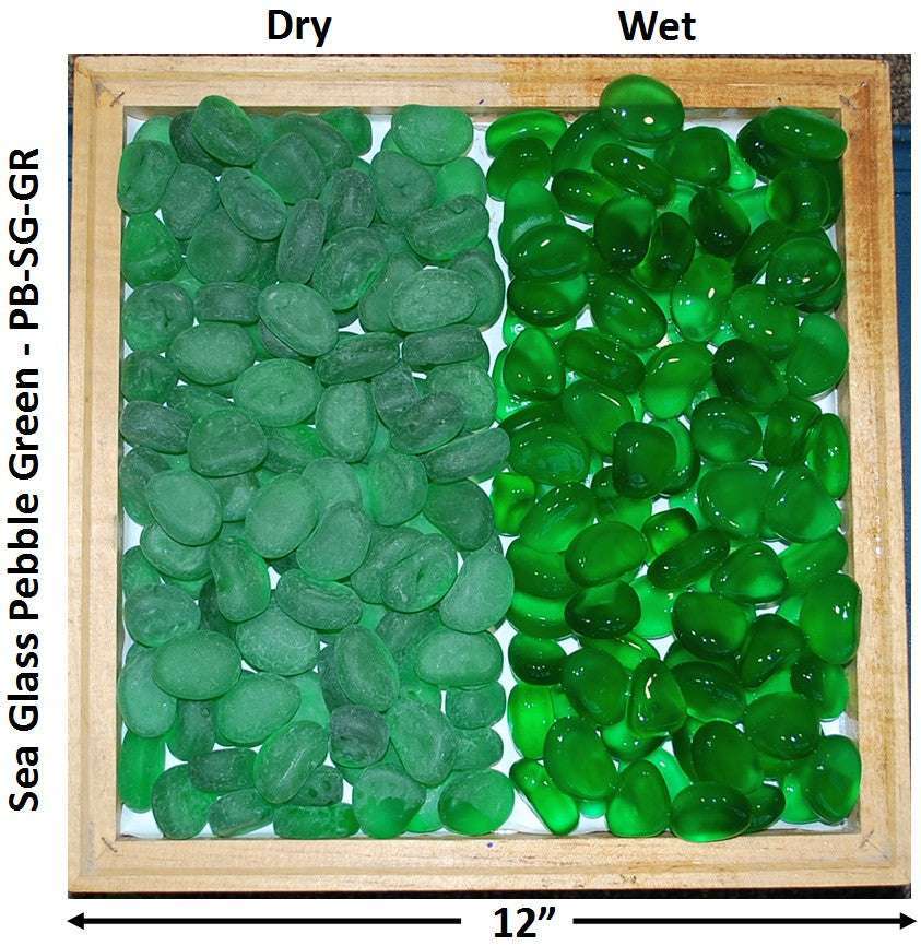 Sea Glass Pebble Green 2 Sea Glass Pebble Green