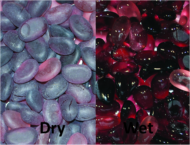 Glass Pebble Purple 1 Glass Pebble Purple