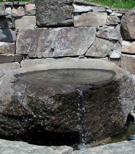 Large (~30" Diameter) Dish Rock Fountain Kit