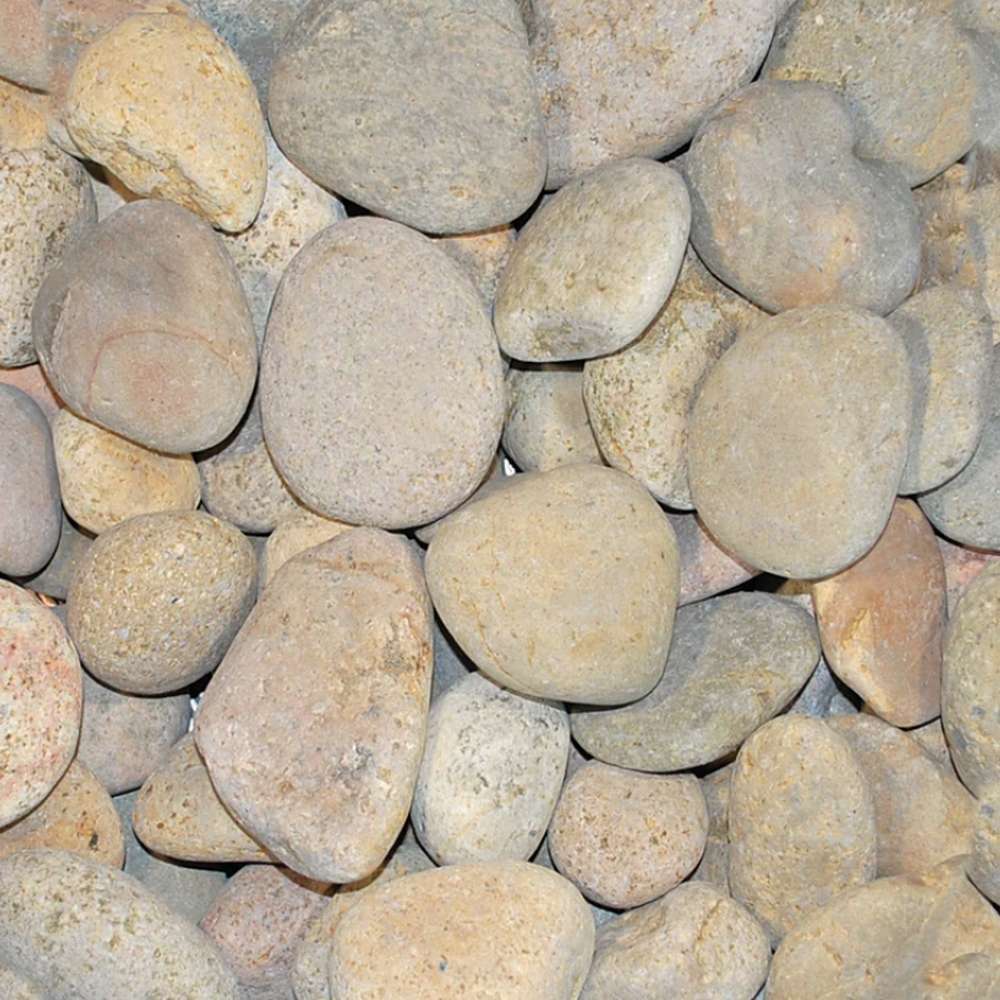 Mexican Beach Pebble, Buff, 1-2" 1 Mexican Beach Pebble, Buff, 1-2"