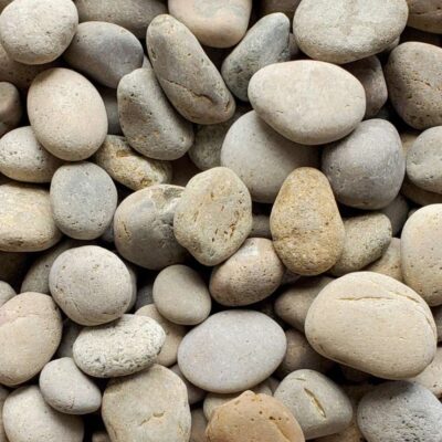 Mexican Beach Pebble, Buff, ½-1"