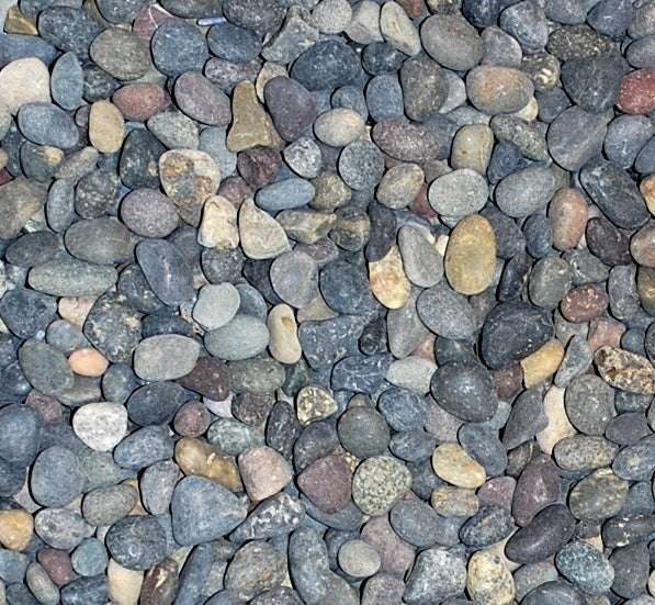 Mexican Beach Pebble, Mixed, 3/8" 2 Mexican Beach Pebble, Mixed, 3/8"
