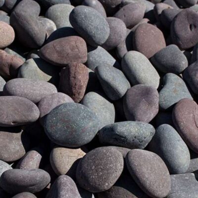 Red Mexican Beach pebbles size 1" - 2"