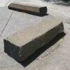 natural basalt bench install 1