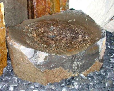 Basalt Dish Rock Fountains