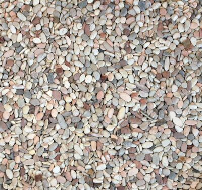 Pea Gravel 16 Rounded Aggregate, Mixed, 3/8"