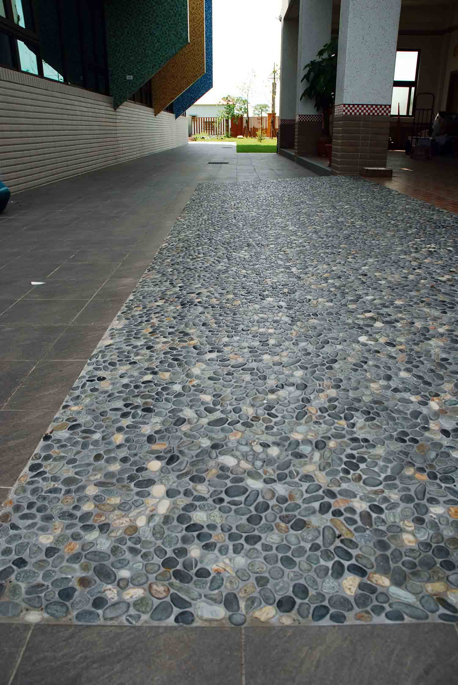 Natural Earth Pebble Tile 3 Natural Earth Pebble Tile