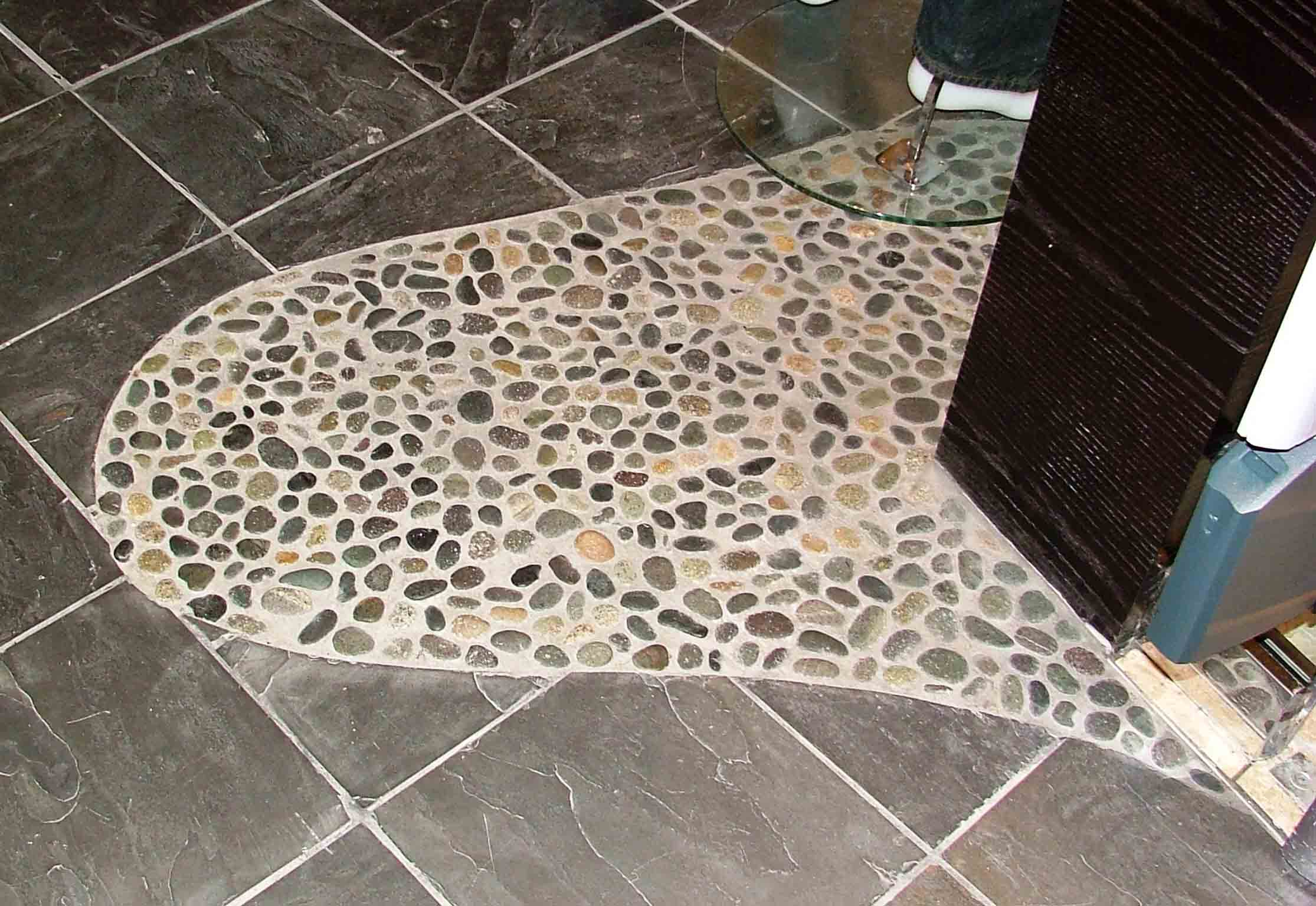 Natural Earth Pebble Tile 4 Natural Earth Pebble Tile