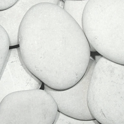 Ivory Beach Pebble, 3-5"