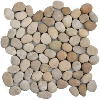 Natural Tan Pebble Tile 1 Natural Tan Pebble Tile