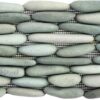 Standing Green Pebble Tile, 6"x12"