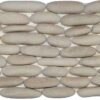 Standing Tan Pebble Tile, 6"x 12" 2 Standing Tan Pebble Tile, 6"x12"