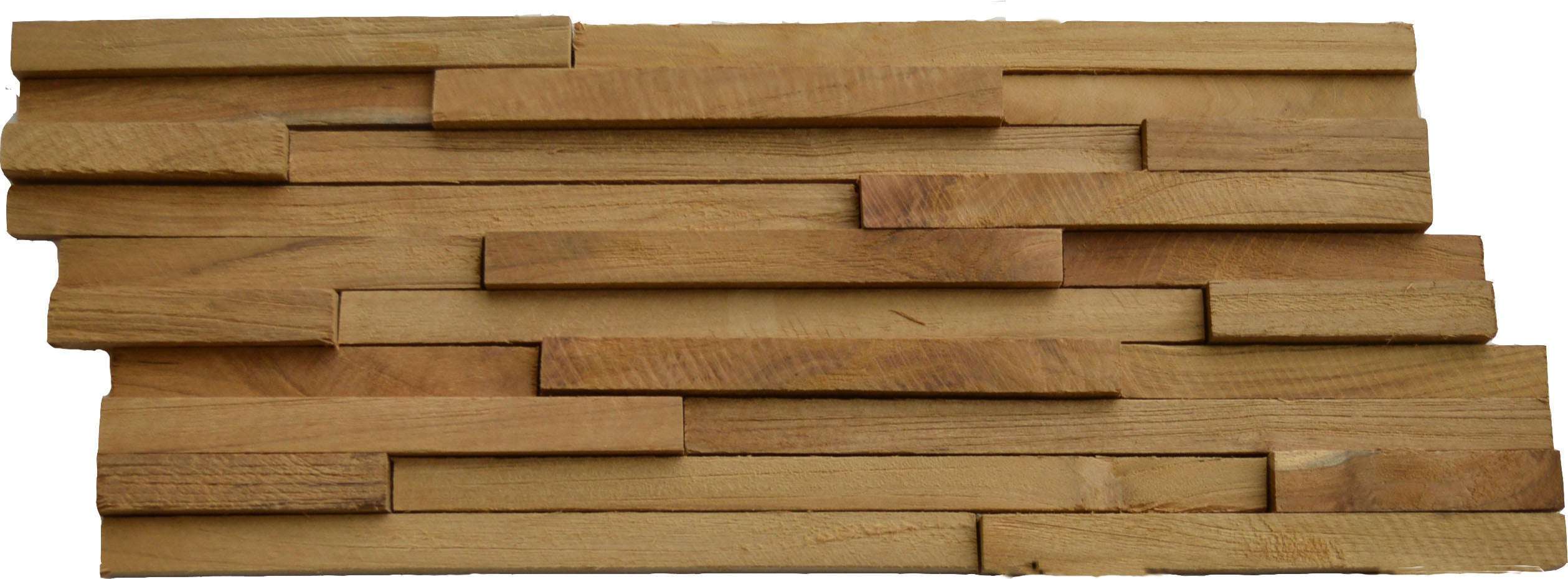 Recycled Teak 3/4" Natural Cladding 1 Recycled Teak 3/4" Natural Cladding