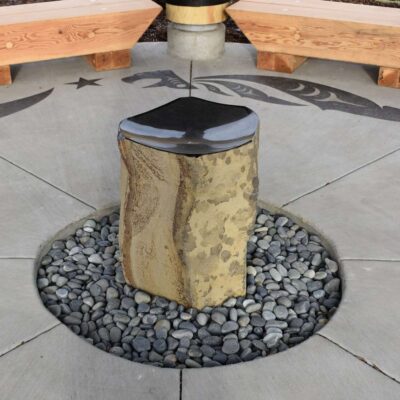 Polished Basalt Bowl