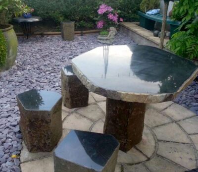 Basalt Table & Chairs