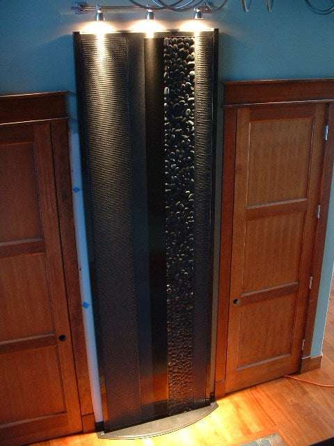 Polished Black Pebble Tile 2 Polished Black Pebble Tile