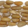 Standing Polished Yellow Pebble Tile, 4"x12"