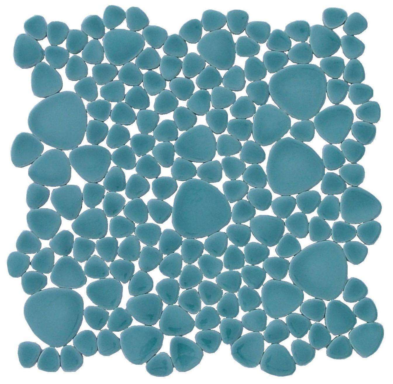 Porcelain Sea Mist Pebble Tile 1 Porcelain Sea Mist Pebble Tile