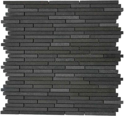 Random Stack Basalt Mosaic Tile