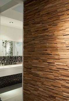 Recycled Teak 3/4" Natural Cladding 2 Recycled Teak 3/4" Natural Cladding