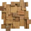 Recycled Teak 3D Cladding