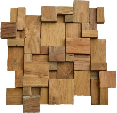 Recycled Teak 3D Cladding