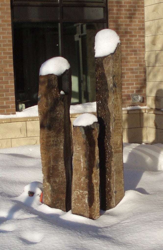 Red Bluff Basalt Fountain, ~15" Wide 4 Red Bluff Basalt Fountain, ~15" Wide