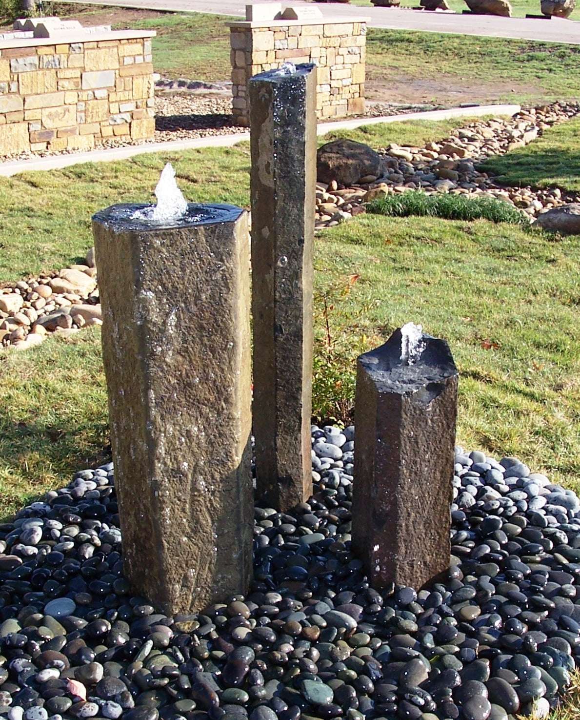 Red Bluff Basalt Fountain, ~15" Wide 2 Red Bluff Basalt Fountain, ~15" Wide