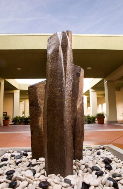 Red Bluff Basalt Fountain, ~15" Wide