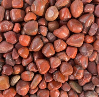 Agate Pebbles 8 Red Jasper Agate Pebbles