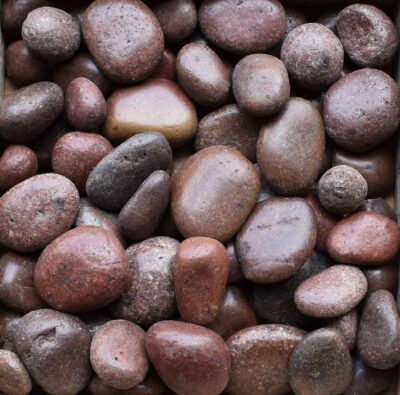 Polished Pebbles 7 Polished Red Pebbles 1½" - 2 ½"