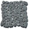 Sliced Black Pebble Tile
