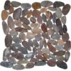Sliced Red Pebble Tile