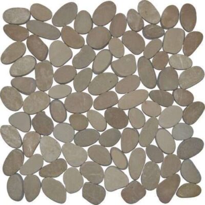 Sliced Tan Pebble Tile