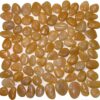 Polished Yellow Pebble Tile