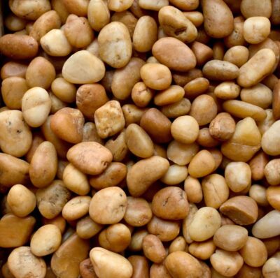 Polished Pebbles 15 Polished Yellow Pebbles - ¾" - 1½"