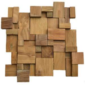 Recycled Teak 3D Tile